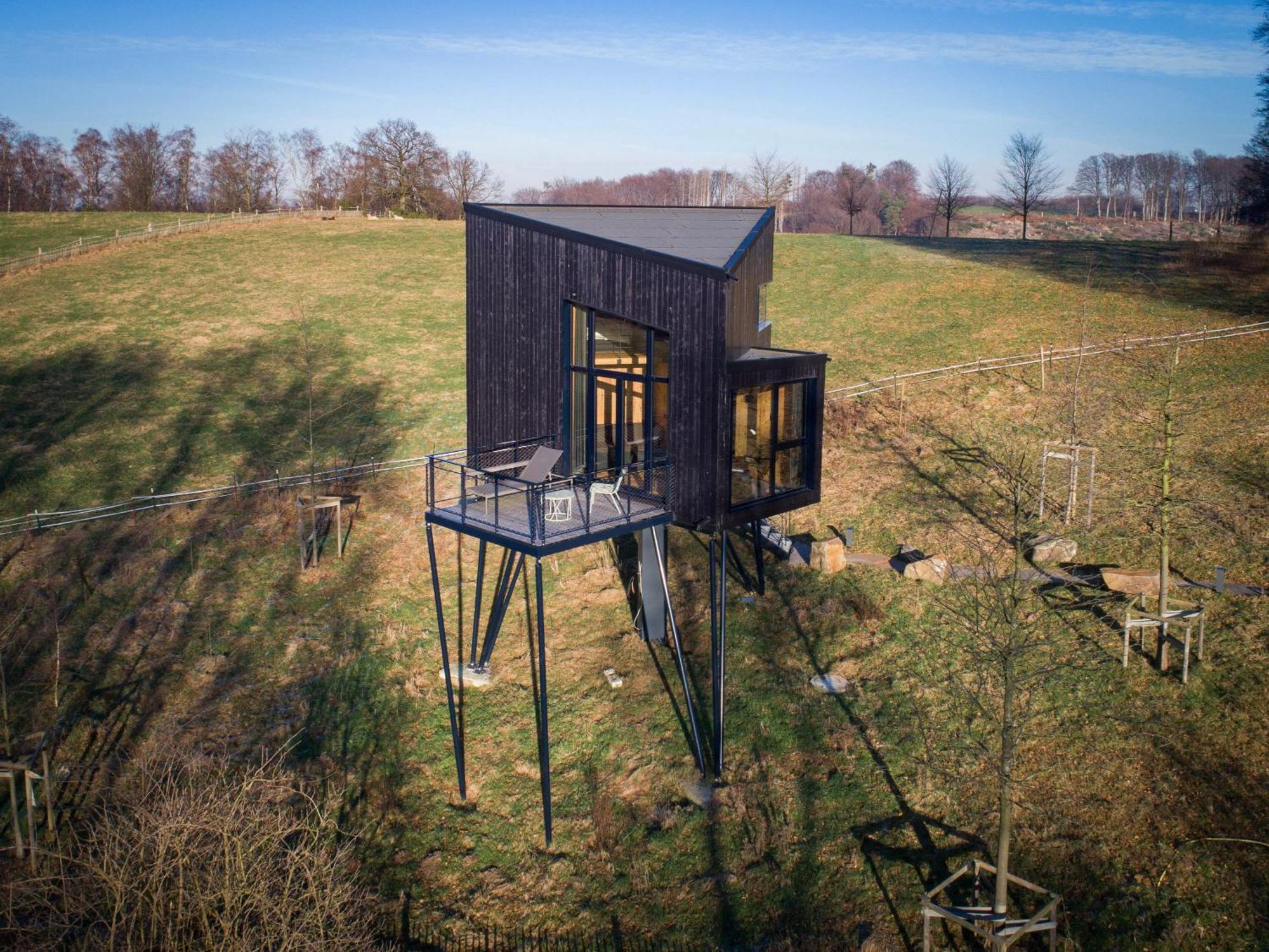Treeangle - K1 Baumhaus Villa Odenthal Buitenkant foto
